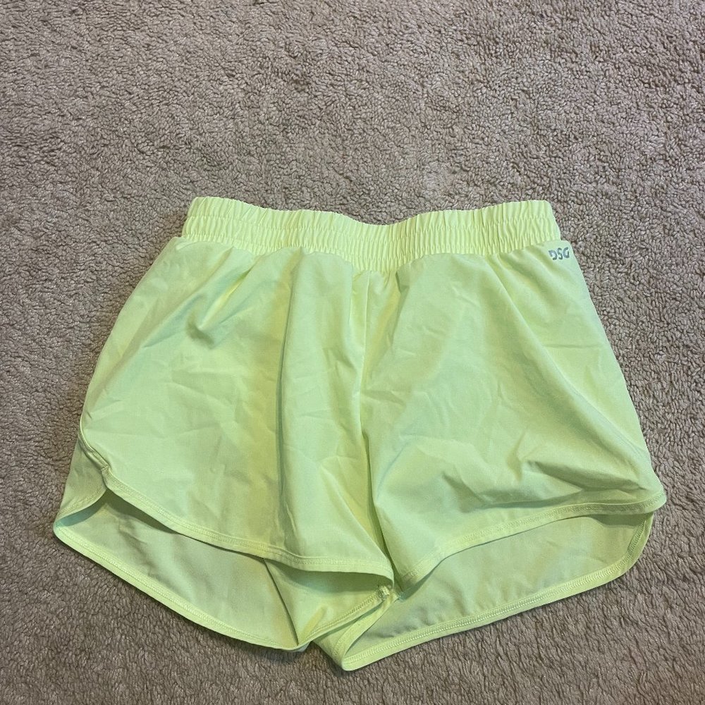 Neon green DSG shorts